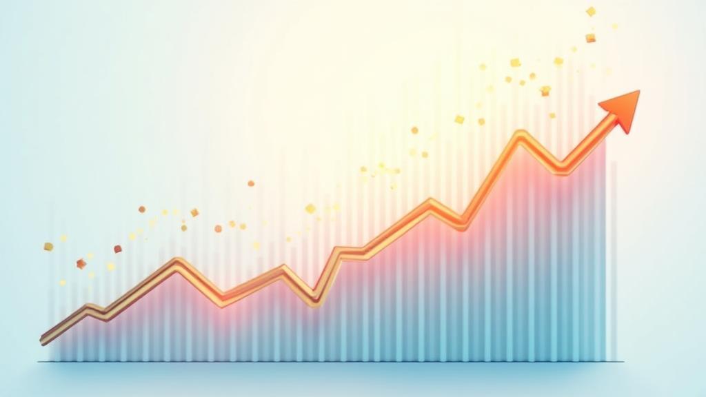 Abstract image representing business growth and success